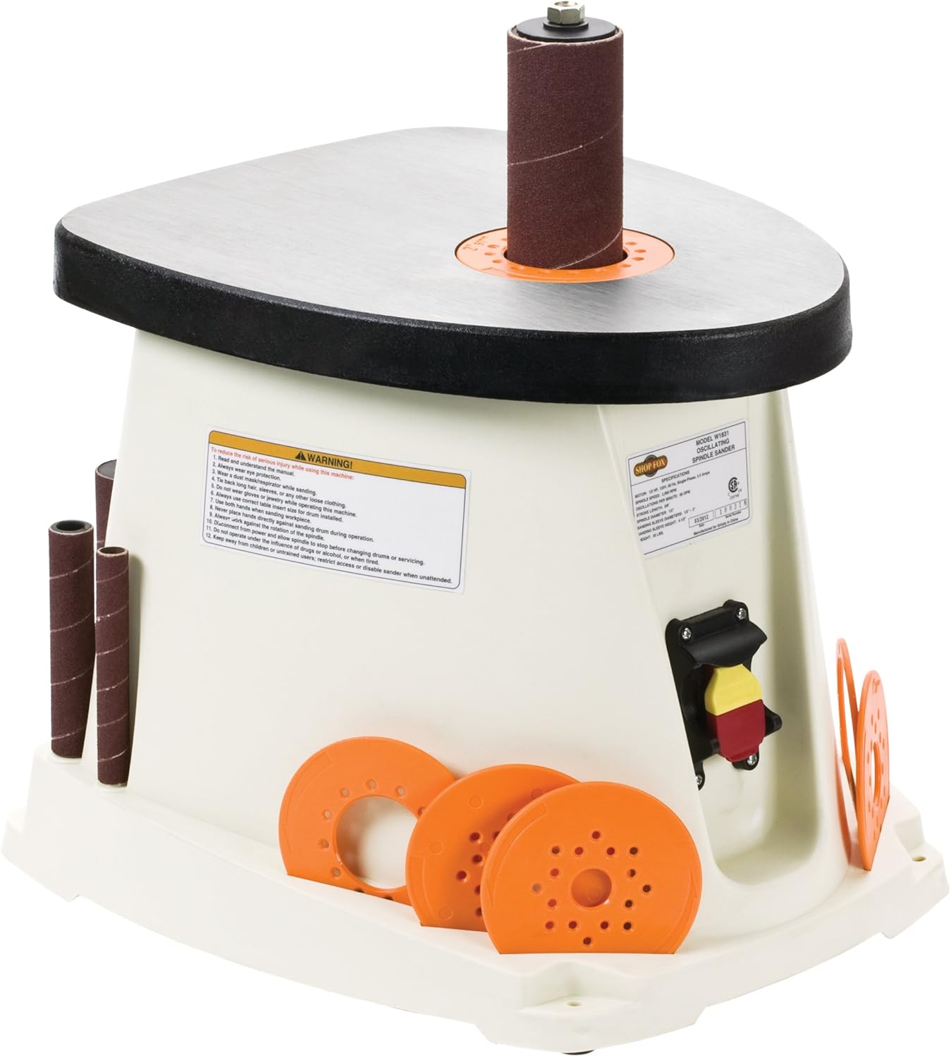 W1831 1/2 HP Single Phase Oscillating Spindle Sander