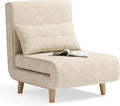 3-in-1 sleeper chair bed convertible chair bed futon sofa with adjustable backrest