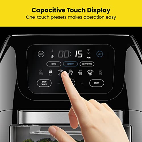 CHEFMAN Multifunctional Digital Air Fryer+ Rotisserie, Dehydrator, Convection Oven