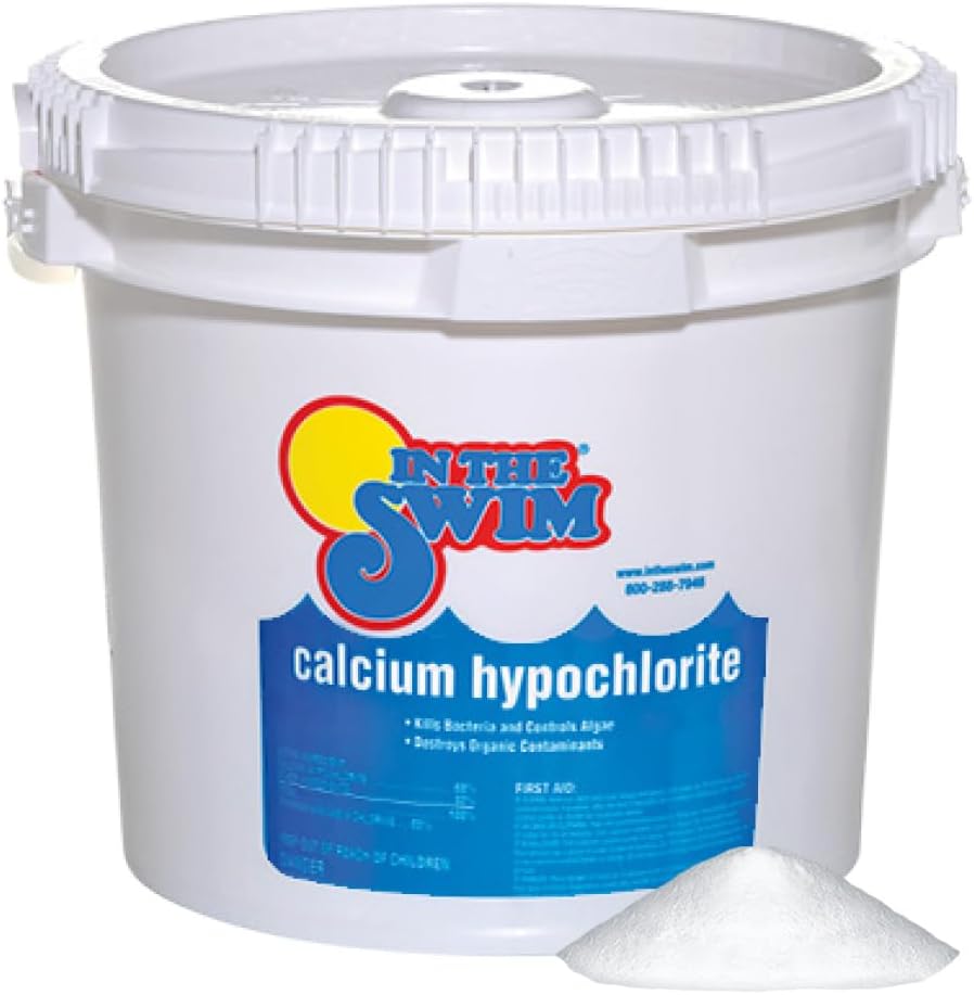 In The Swim Pool Shock 68% Cal-Hypo Granular Sanitizer for Crystal Clear Water Defends Against Bacteria, Algae, and Microorganisms