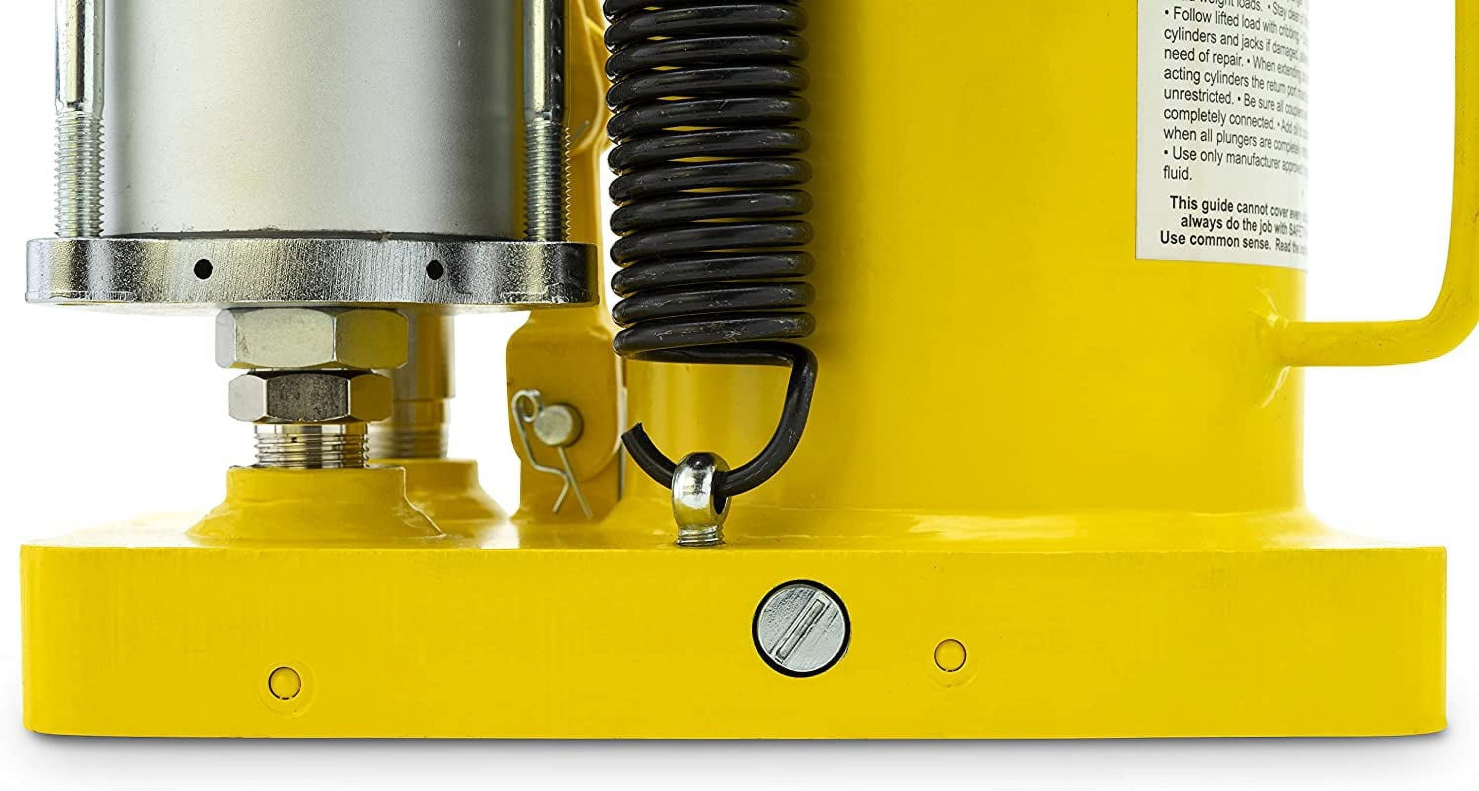 ESCO 30 Ton Pro Series Air Hydraulic Bottle Jack Heavy Duty Lifting for Automotive and Industrial Use