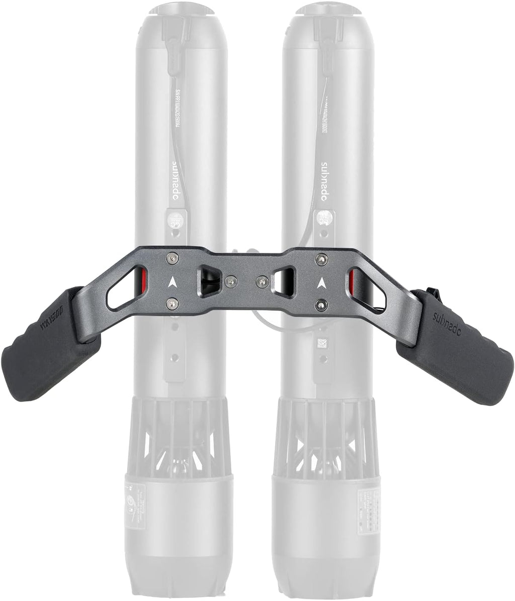 Subnado Twin Engine Handle Bracket+ Subnado Underwater Scooter 2 Packs with 2 handgrips, 2 Arm Mount Kits, 2 Accessories Mount Rings
