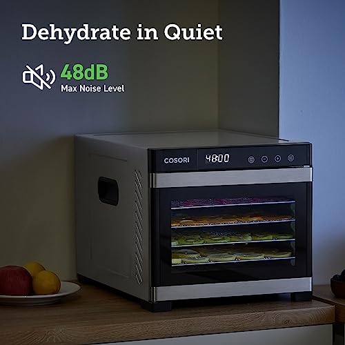 COSORI Food Dehydrator for Jerky, Large Drying Space with 6.48ft², 600W Dehydrated Dryer