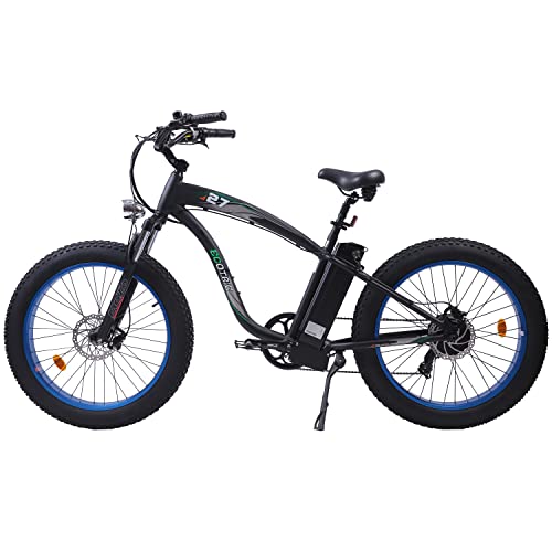 750W Electric Bike 26 测 Fat Tire Adult Electric Bicycles 48V 13AH Removable Lithium Battery Ebike with Suspension Fork Aluminium Frame Beach Snow Mountain E-Bike for Adults