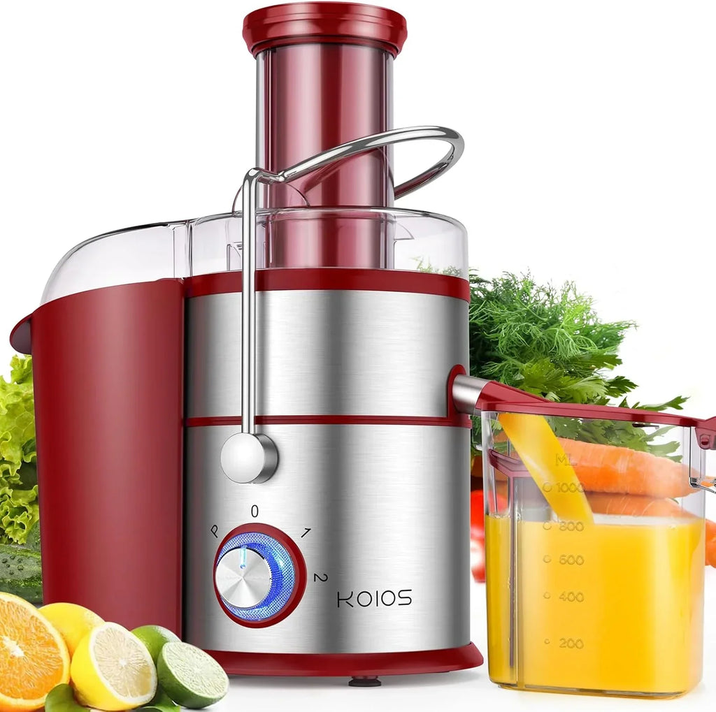 1300W KOIOS Centrifugal Juicer with Extra Large 3 Feed Chute and Titanium Filter