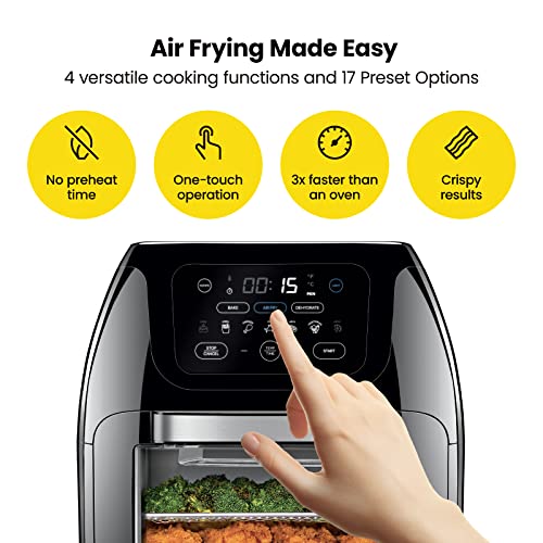 CHEFMAN Multifunctional Digital Air Fryer+ Rotisserie, Dehydrator, Convection Oven