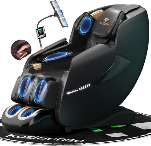 2025 Massage Chair Full Body Zero Gravity SL-Track Shiatsu Massage Recliner Chair with Heat