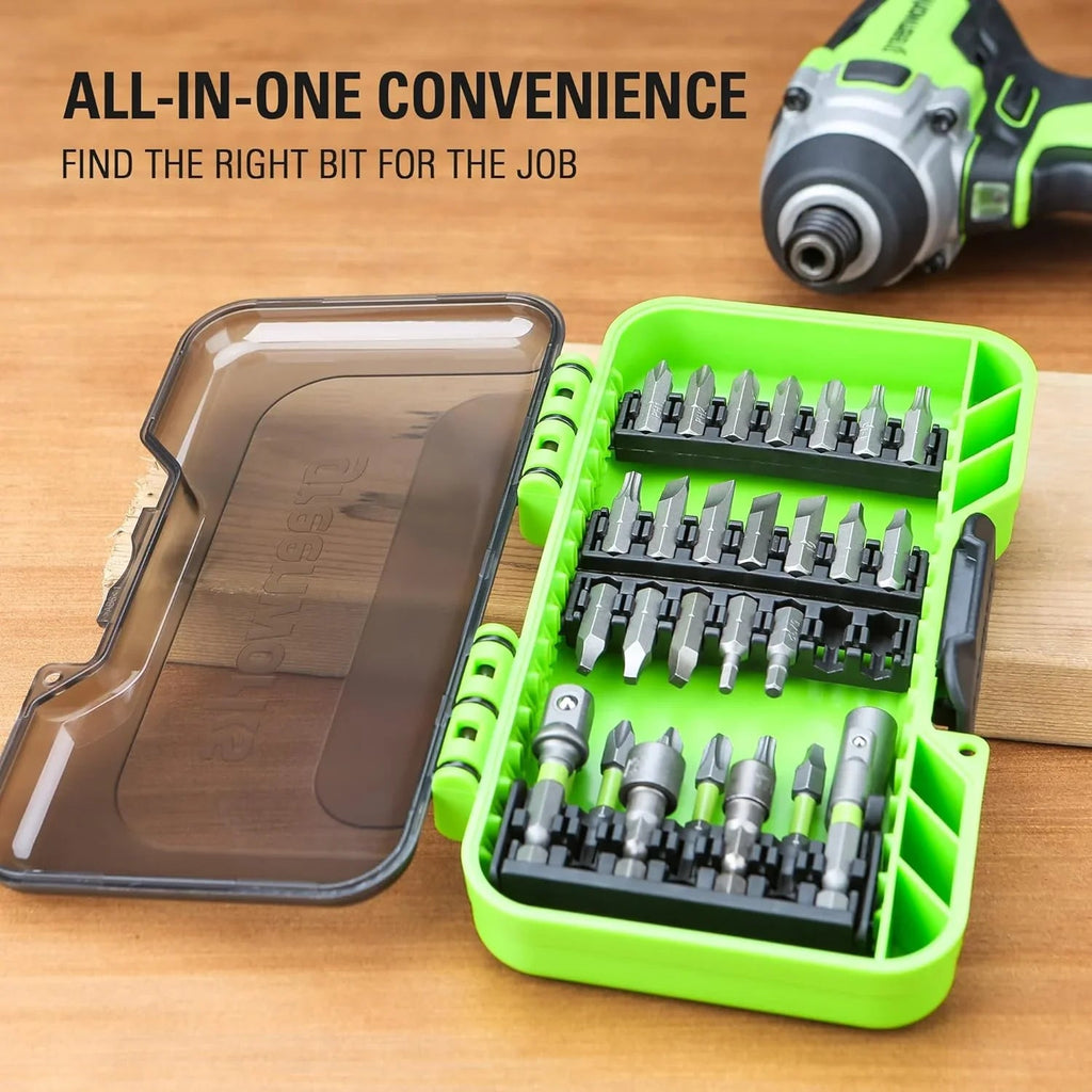 24V Brushless Cordless Drill Impact Driver Power Tool Combo Kit Included 1/2”Drill & 1/4”Hex