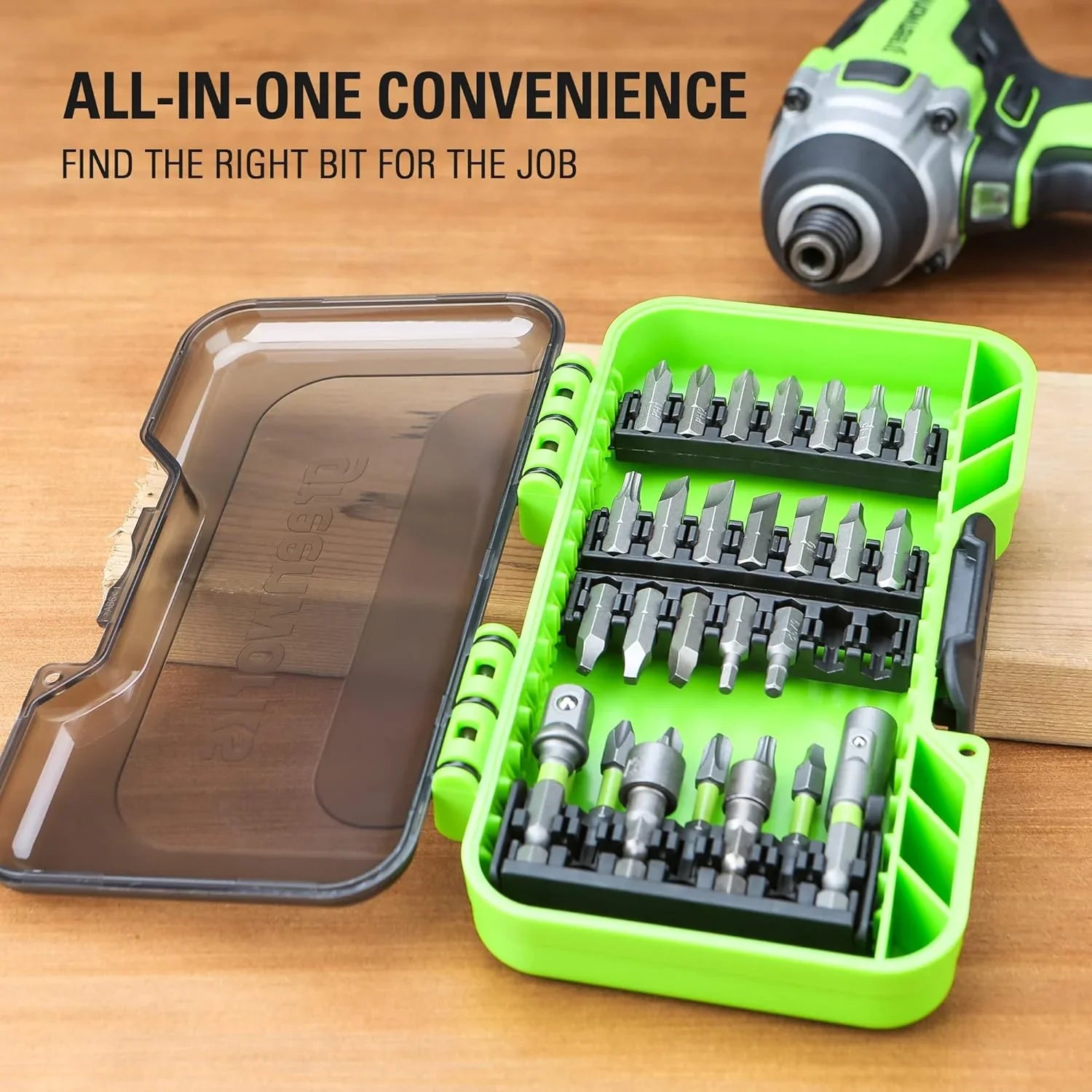 24V Brushless Cordless Drill Impact Driver Power Tool Combo Kit Included 1/2”Drill & 1/4”Hex