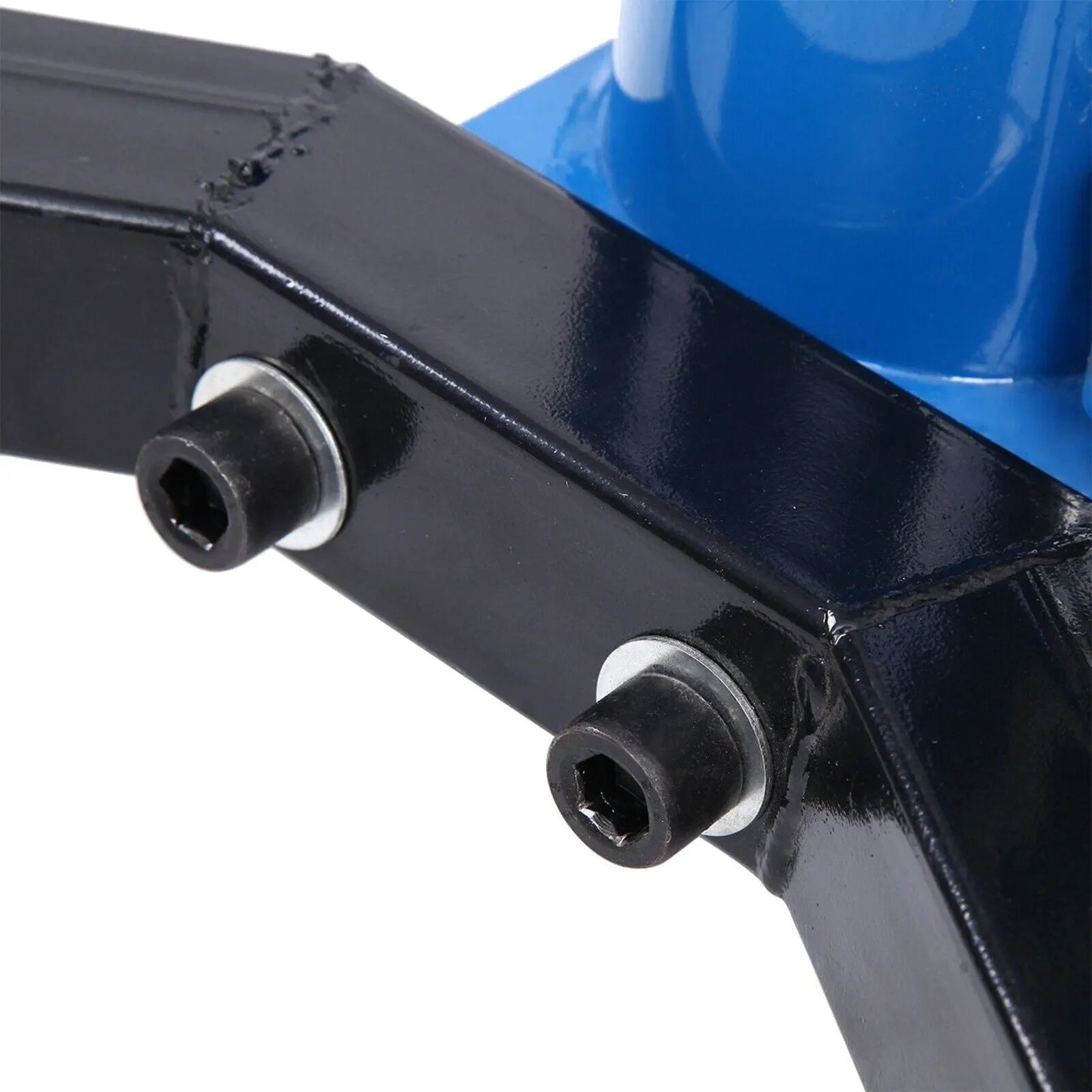 1660 Pounds Hydraulic Car Transmission Jack Vertical Lift with 360掳 Swivel Wheel Pedal ,Blue,33"-70"(0.75Ton)