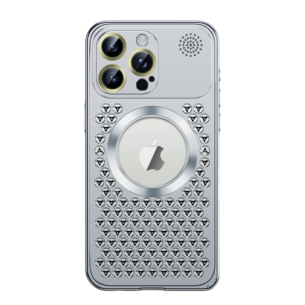 Metal Aluminum Honeycomb Cooling MagSafe iPhone Case