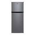 4.6. Cu ft Two Door Mini Refrigerator with Freezer, Stainless Steel