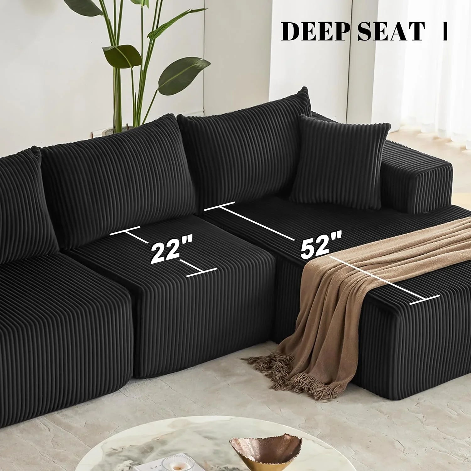 108 inch sectional sofa cloud sectional sofa with deep seat modern sectional L shaped sofa