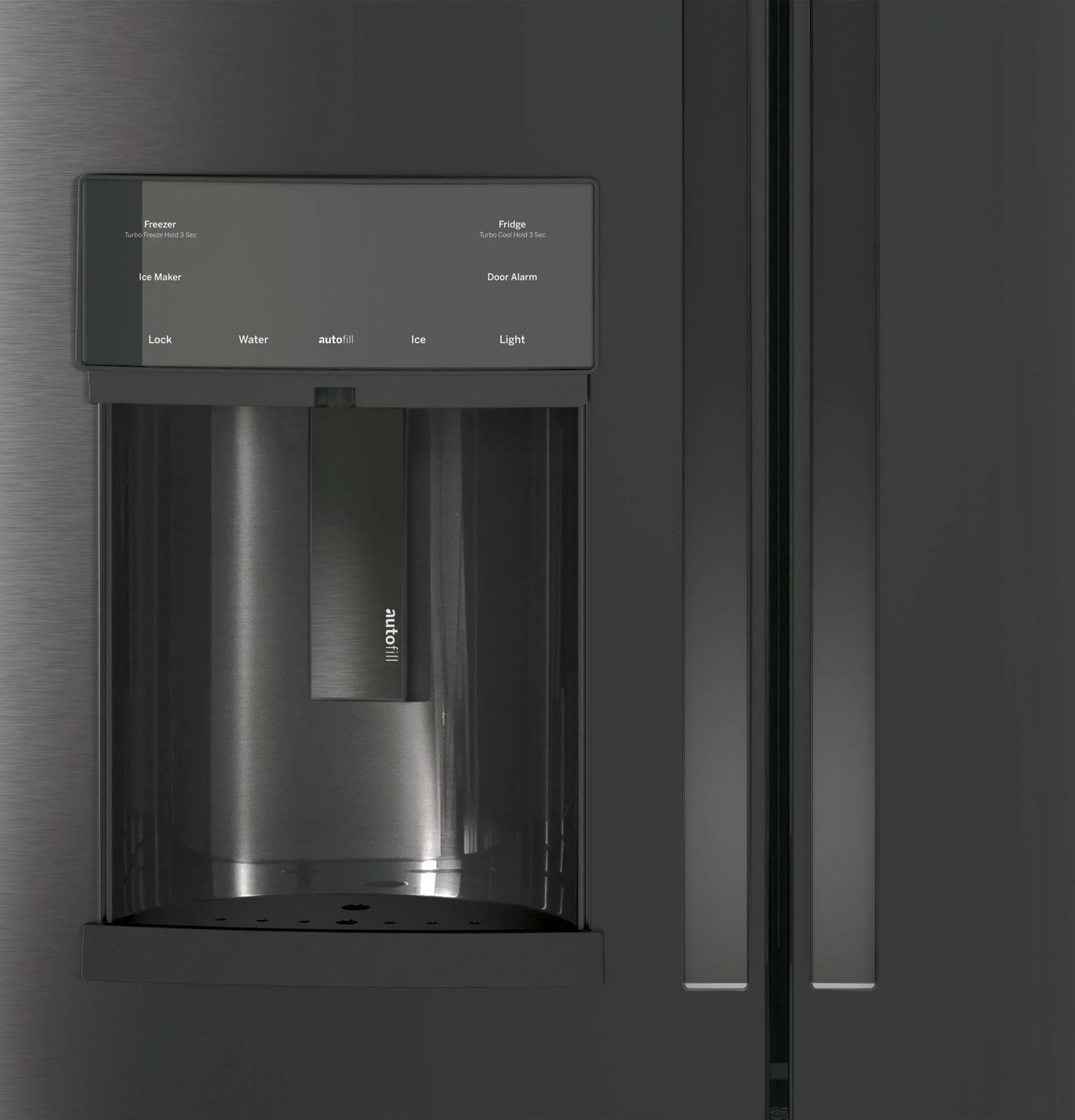 Appliances PFE28KBLTS 36 Inch French Door Refrigerator Black Stainless Steel