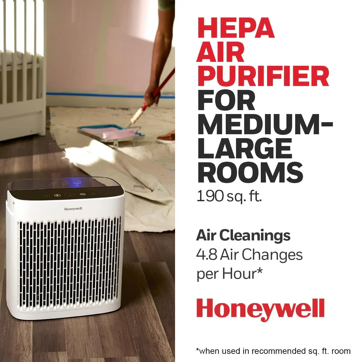 190 Medium-Large Rooms HEPA Air Purifier