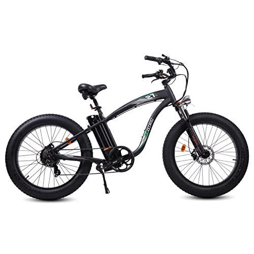 750W Electric Bike 26 测 Fat Tire Adult Electric Bicycles 48V 13AH Removable Lithium Battery Ebike with Suspension Fork Aluminium Frame Beach Snow Mountain E-Bike for Adults