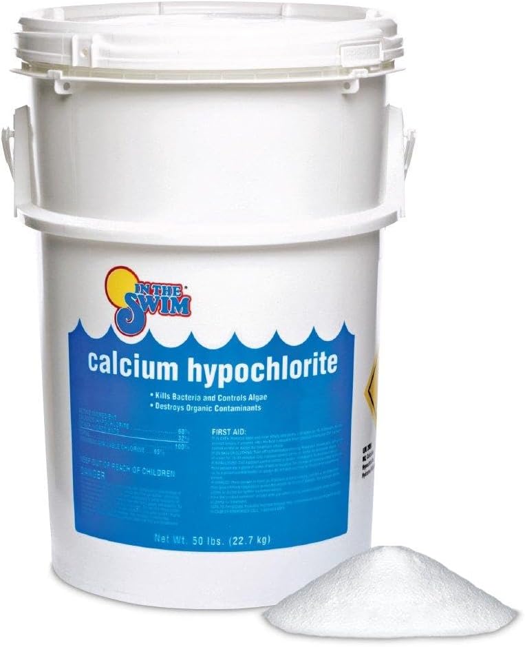 In The Swim Pool Shock 68% Cal-Hypo Granular Sanitizer for Crystal Clear Water Defends Against Bacteria, Algae, and Microorganisms