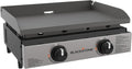 Blackstone 1666 22" Tabletop Griddle with Stainless Steel Faceplate, Powder Coated Steel, Black