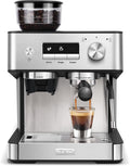 Gevi 20 Bar Espresso Machine with Grinder & Milk Frother, Professional Coffee Maker for Home, Cappuccino & Latte, Removable Water Tank, Steam Wand