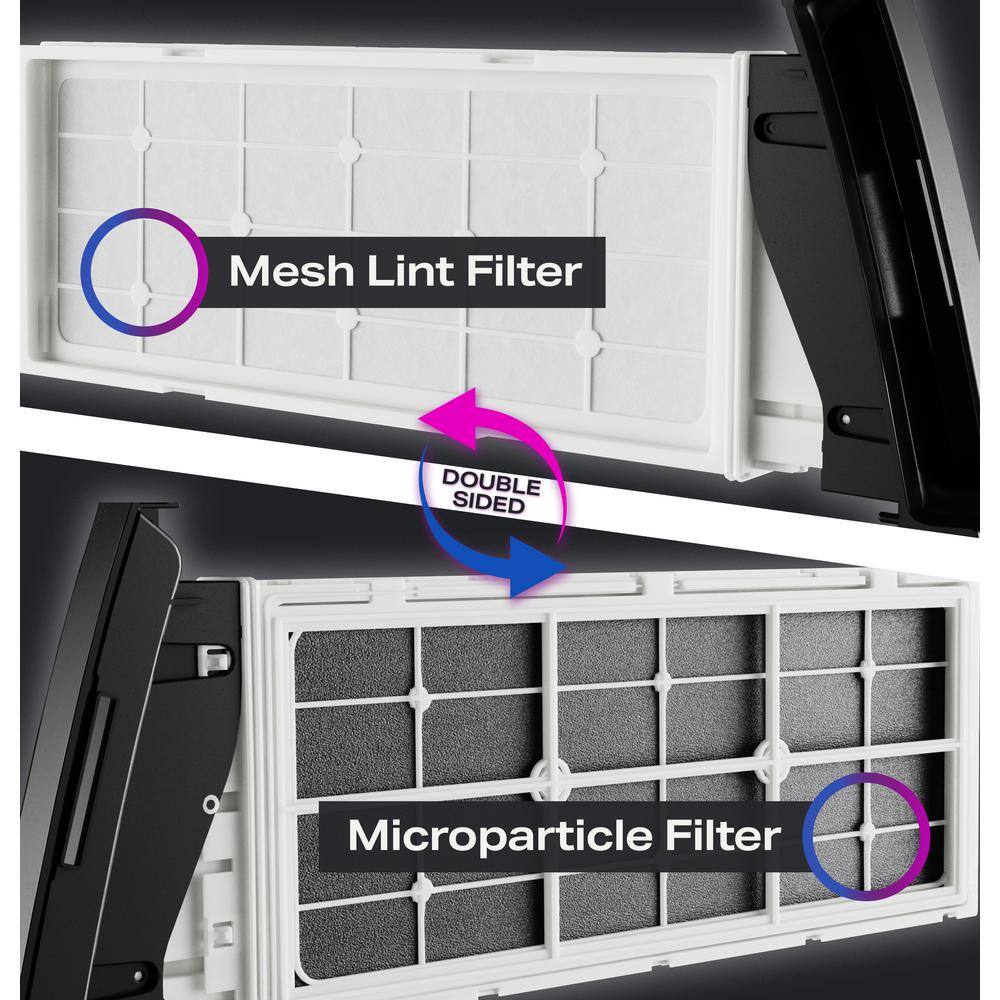Profile 4.8 cu. ft. UltraFast Combo Washer Dryer with Ventless Heat Pump Technology in Carbon Graphite