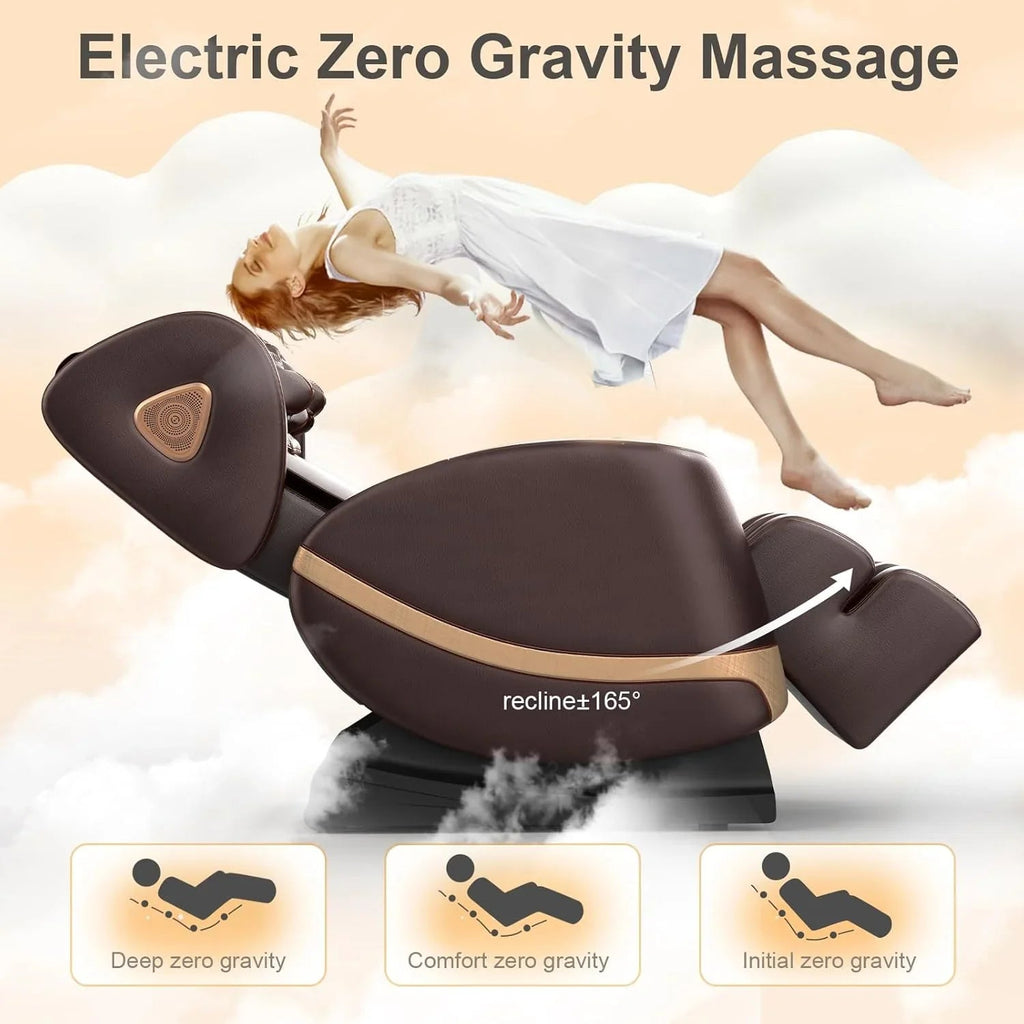 2025 Massage Chair Full Body Zero Gravity Massage Chair with 10 Fix Rollers Heating