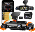 360æŽ?Dash Cam 4-Channel FHD 4*1080P Wi-Fi GPS Voice Control Car Camera, Front 2K+1080P*2 Dash Cam, with 64GB SD Card, Night Vision, 24-Hour Parking Mode