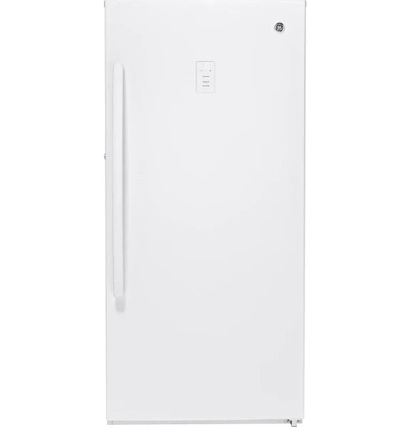 GE 14.1 Cu. ft. White Frost-free Upright Freezer FUF14DLRWW