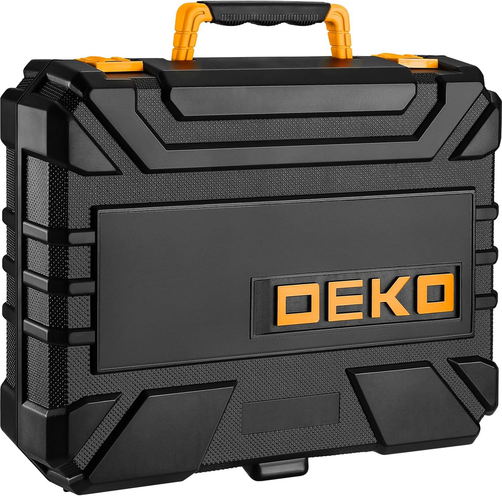 DEKOPRO Tool Set锛 Tool Kit with 8V Cordless Drill,Tool Box with Drill,Hand Drill Set for Men & Women,Home Tool Kits for House Repair,Handyman,DIY 126 Piece