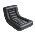 Padic Inflatable Sofa - High-Density Tech-Fiber - Professional Grade Orthopedic Support - Reinforced Structural Internal Beams - Charcoal Grey