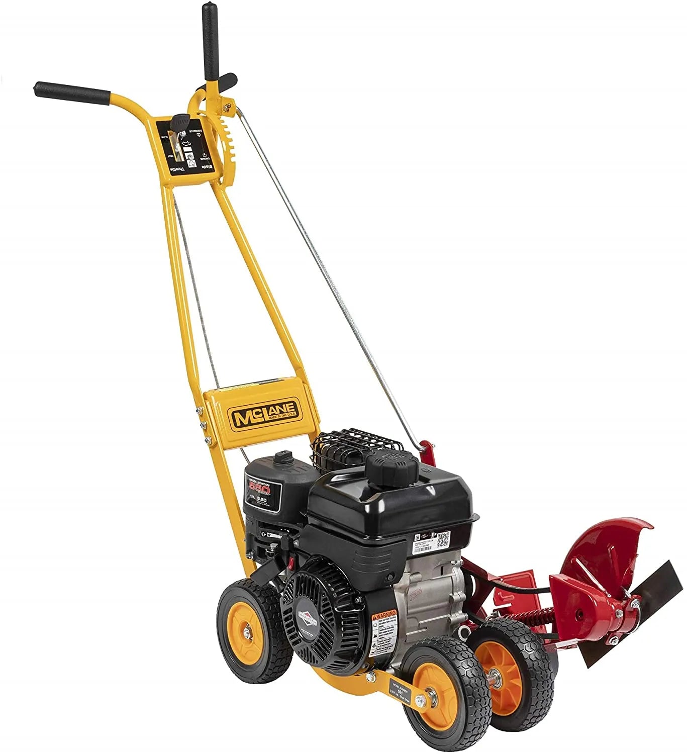101-5.5GT-7Gas Powered Lawn Edger, 5.50 Gross Torque/3.5 HP B&S Engine 7 测 Wheels