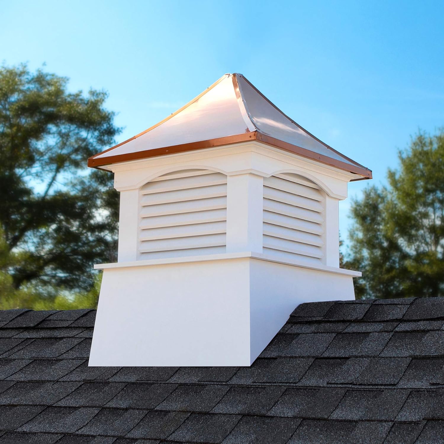 Good Directions 2126CV Coventry Vinyl Cupola, 26" square x 35" high, White