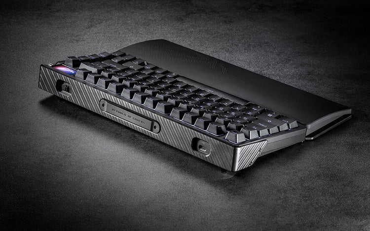 ASUS ROG Azoth Wireless Keyboard – 75% Custom, OLED Screen, NX Snow Switches, Gasket Mount, PBT Keycaps