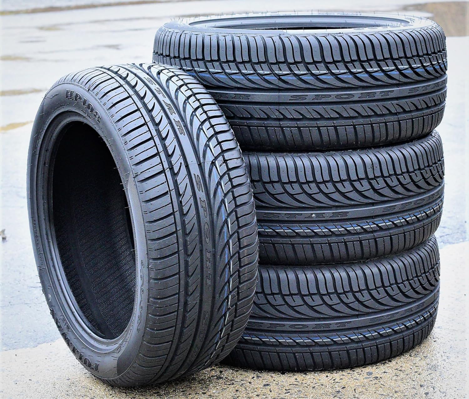 Set of 4 Fullway 215/60R16 All-Season Radial Tires, 99V Load Range XL, 4-Ply BSW, UTQG 380AA