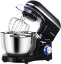 Aucma Stand Mixer, 6.5-QT 660W 6-Speed Tilt-Head Food Mixer, Kitchen Electric Mixer