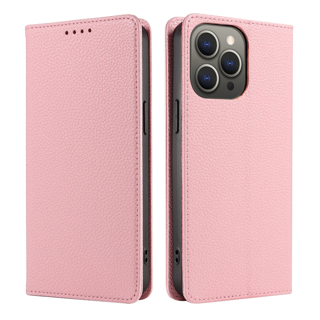 Leather Flip Iphone Wallet Case With Card Holder