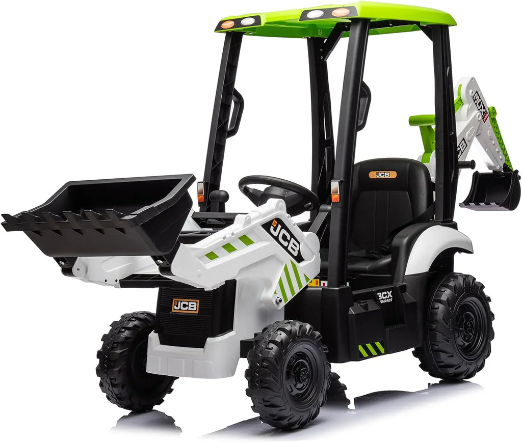 12V JCB Ride On Excavator Ride on Toys for Kids 4-8 Electric Car for Kids with Tractor