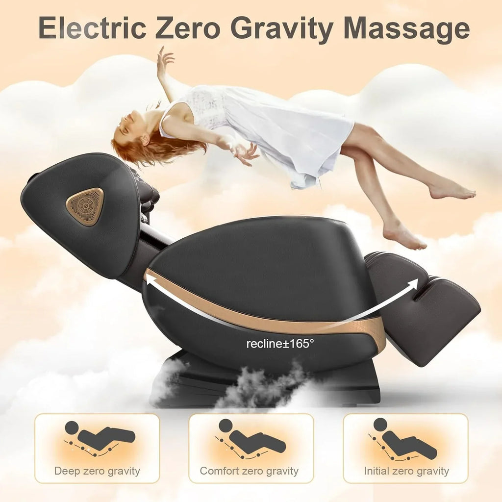 2025 Massage Chair Full Body Zero Gravity Massage Chair with 10 Fix Rollers Heating