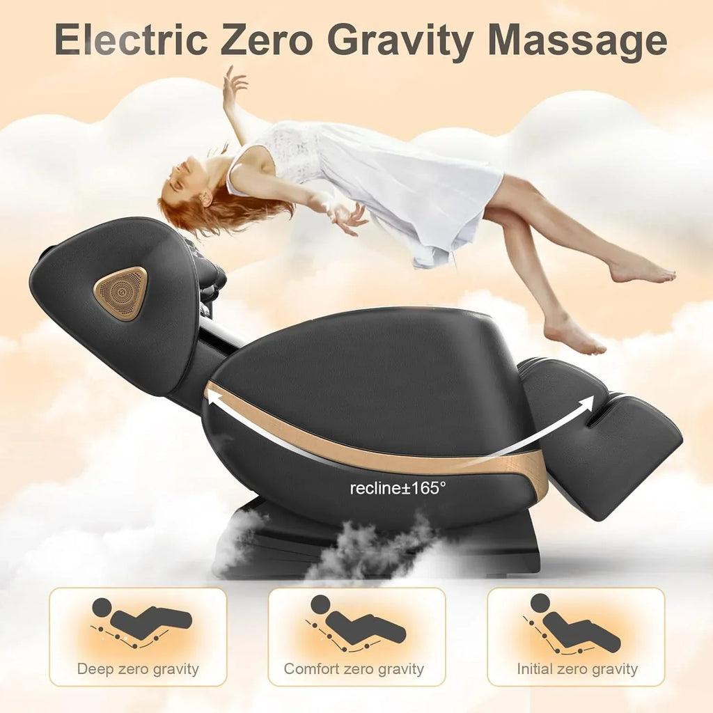 2025 Massage Chair Full Body Zero Gravity Massage Chair with 10 Fix Rollers Heating
