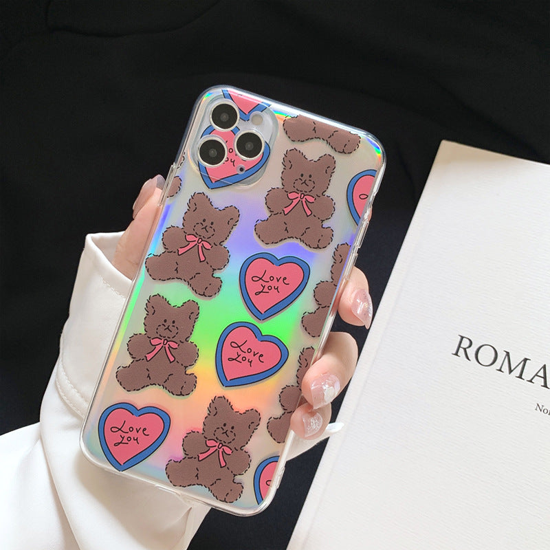 Laser Bear iPhone Case