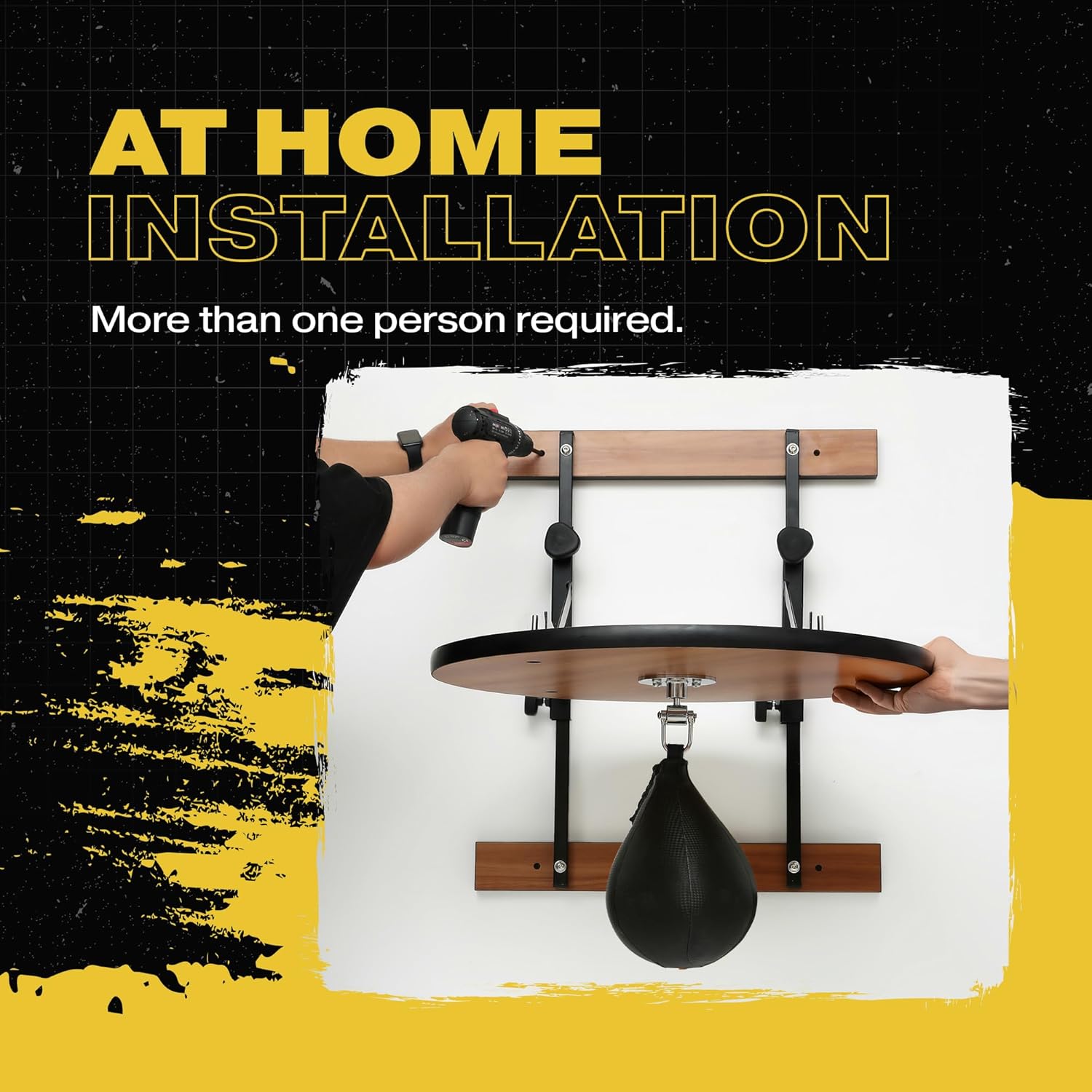 Speed Bag, Speed Bags for Boxing, Speed Bag Platform, Boxing Speed Bag, Speed Bag Boxing, Speedbag, Speed Punching Bag, Speed Bag Mount, Wall Mount Kit, Adjustable Height, Black Swivel Speed Ball