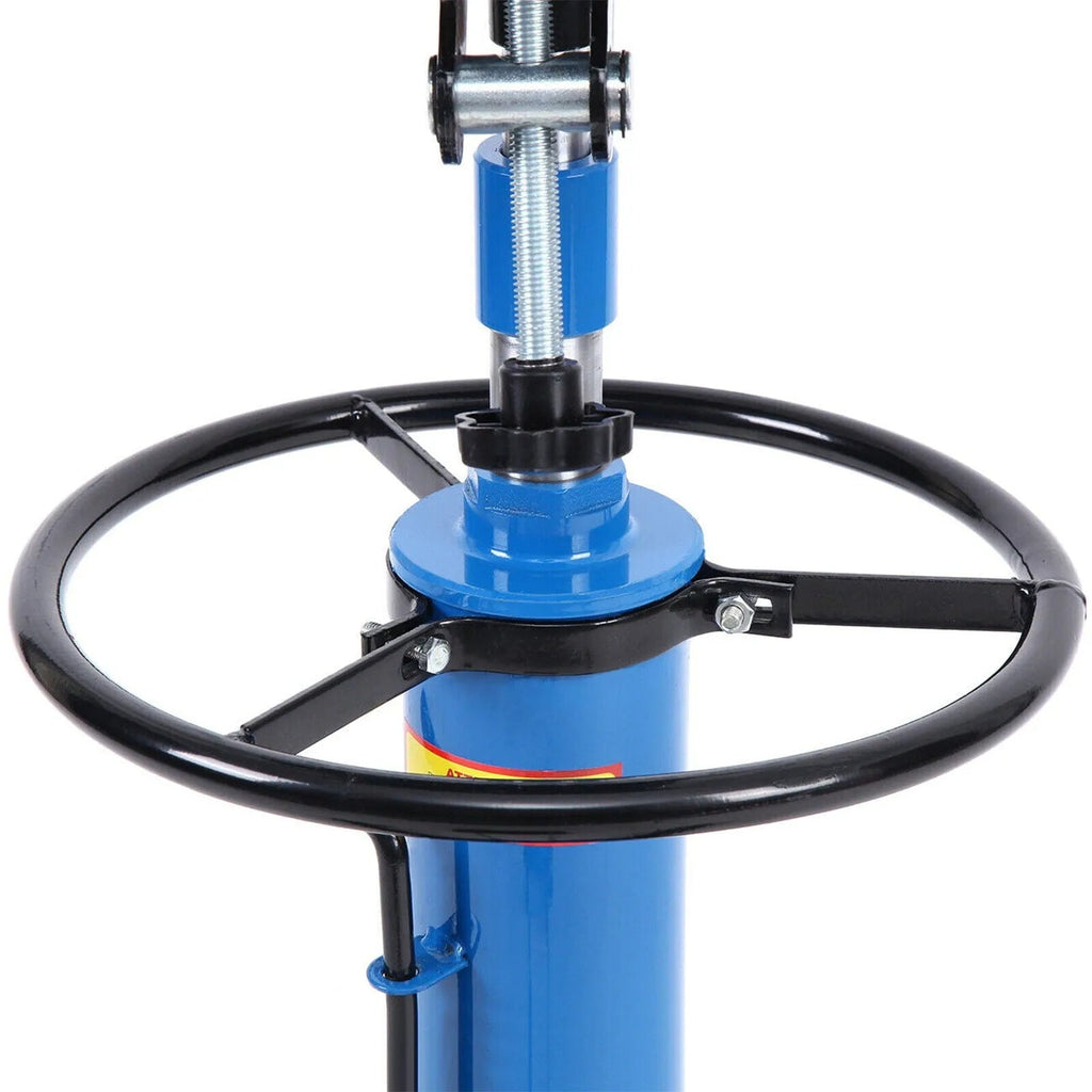 1660 Pounds Hydraulic Car Transmission Jack Vertical Lift with 360掳 Swivel Wheel Pedal ,Blue,33"-70"(0.75Ton)