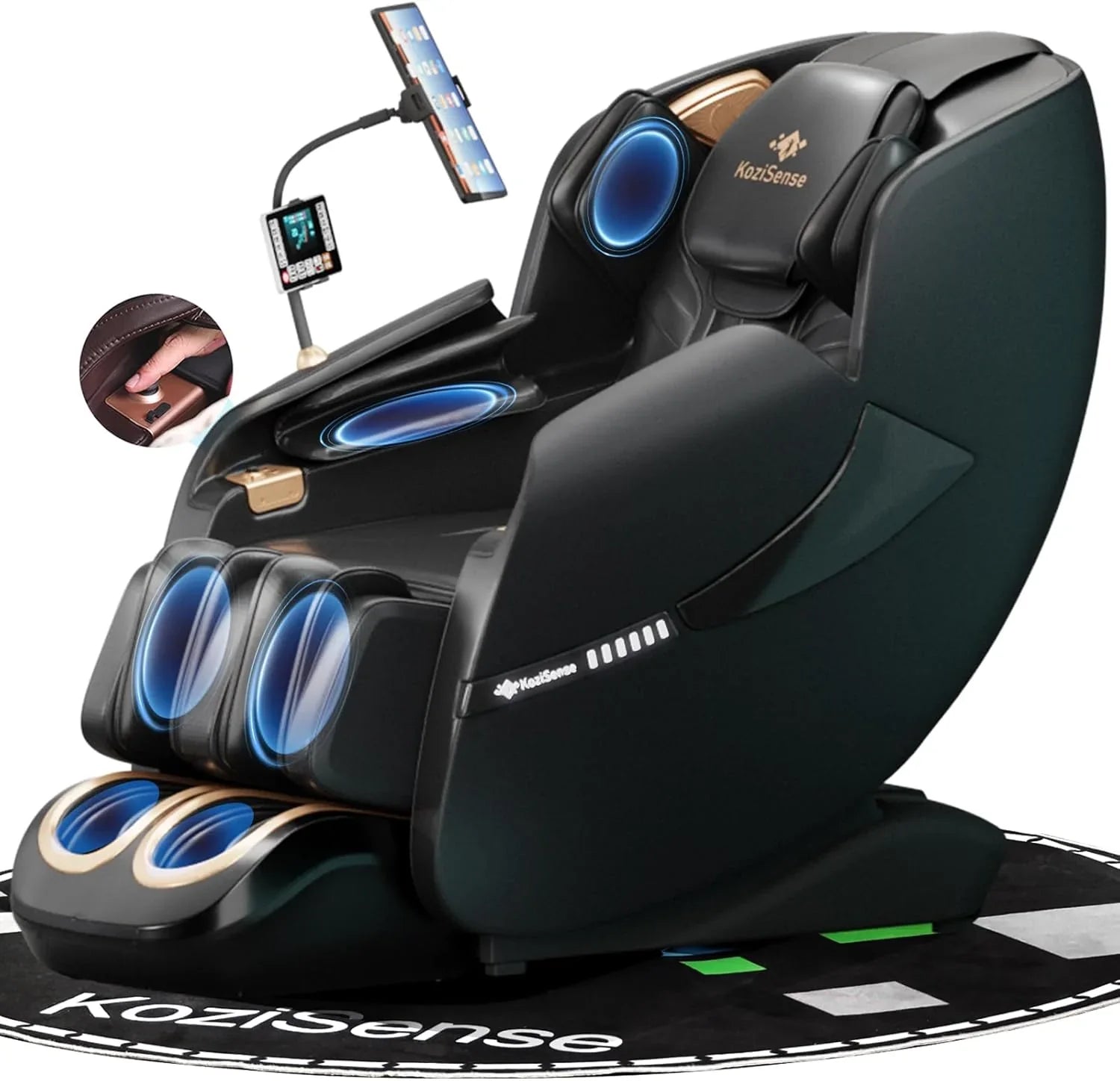 2025 Massage Chair Full Body Zero Gravity SL-Track Shiatsu Massage Recliner Chair with Heat