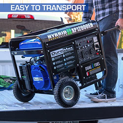 XP12000EH Dual Fuel Generator – 12,000W Gas/Propane, 457cc 4-Stroke Engine, EPA/CARB Compliant