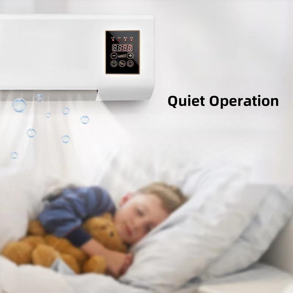 2025 New Climafy Air Conditioner, Climafy Portable Air Conditioner Split Max, Multifunctional Wall Air Conditioner, Effortless Cooling Anywhere with Split Max, Quiet Operation for Home, Office (D)