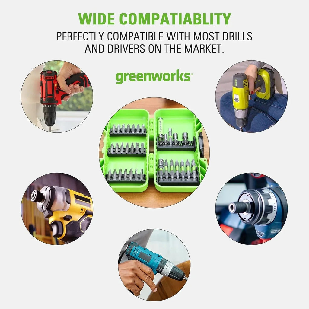 24V Brushless Cordless Drill Impact Driver Power Tool Combo Kit Included 1/2”Drill & 1/4”Hex