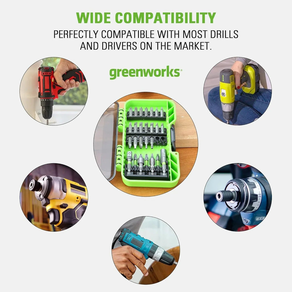 24V Brushless Cordless Drill Impact Driver Power Tool Combo Kit Included 1/2”Drill & 1/4”Hex