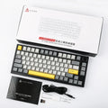 Ajazz AK820 Pro Wireless RGB Mechanical Keyboard – Grey with Flying Fish and Gift switches