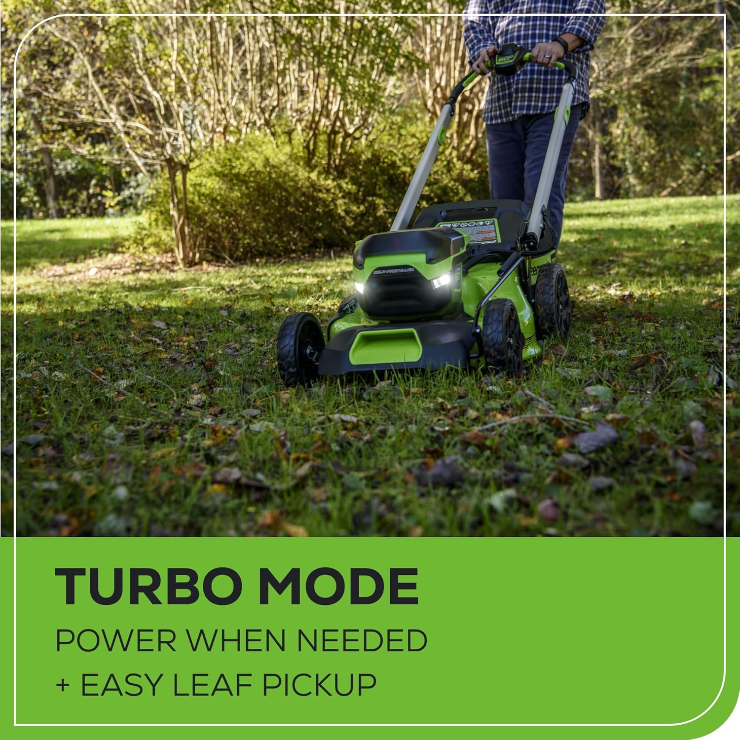60V 21 Cordless (Self-Propelled) Lawn Mower , 2 x 4.0Ah Batteries and Dual Port Rapid Charger