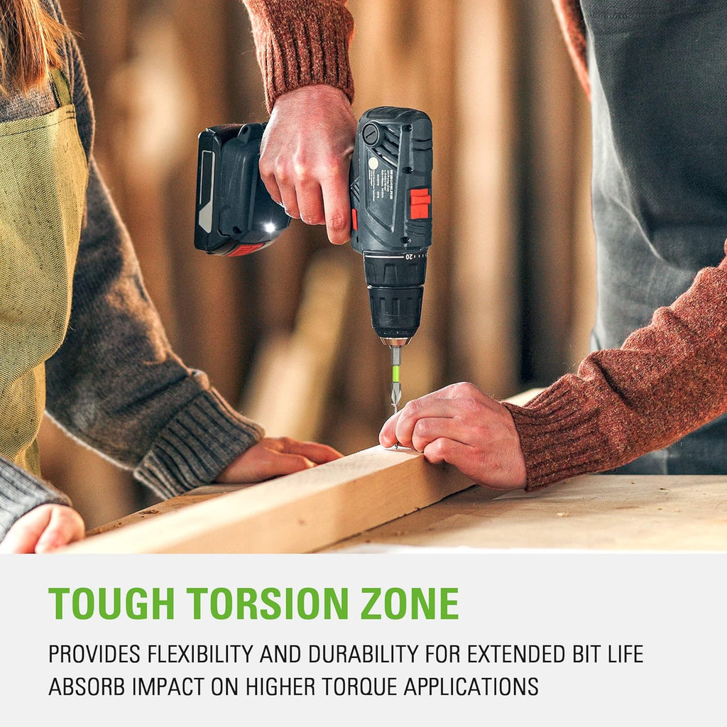 24V Brushless Cordless Drill and Impact Driver,Power Tool Combo Kit Included 1/2”Drill & 1/4”Hex Impact Driver and (2) Batteries, Fast Charger, 2 pcs Drill Bit Set & Bag