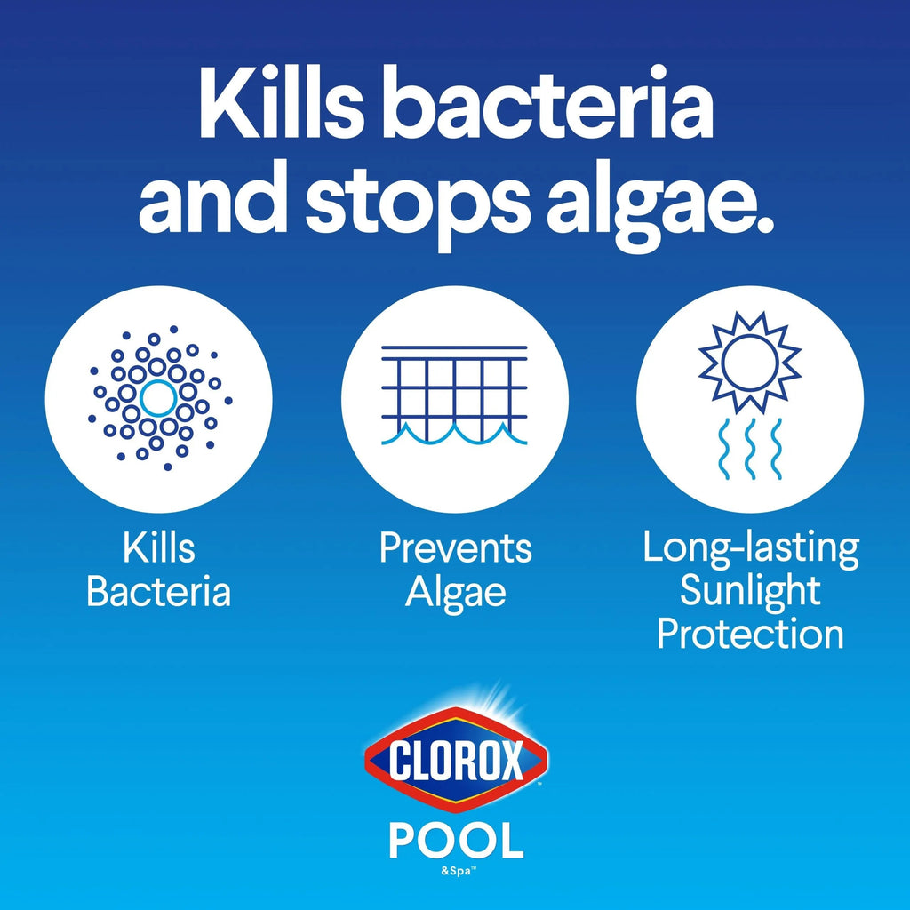 Clorox Pool&Spa XtraBlue 3 测 Chlorinating Tablets for Swimming Pools, 25lb